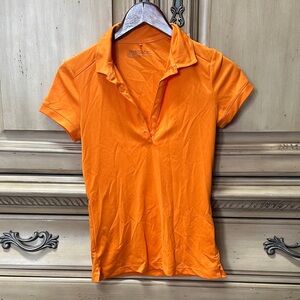 Nike Golf Orange Button Polo